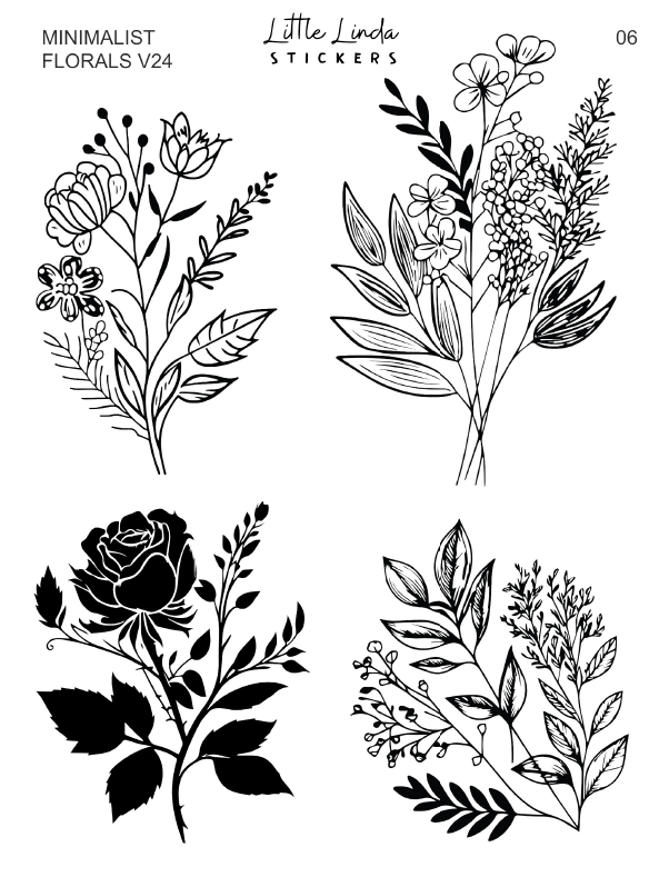 Minimal Florals v24 | 05 - 08
