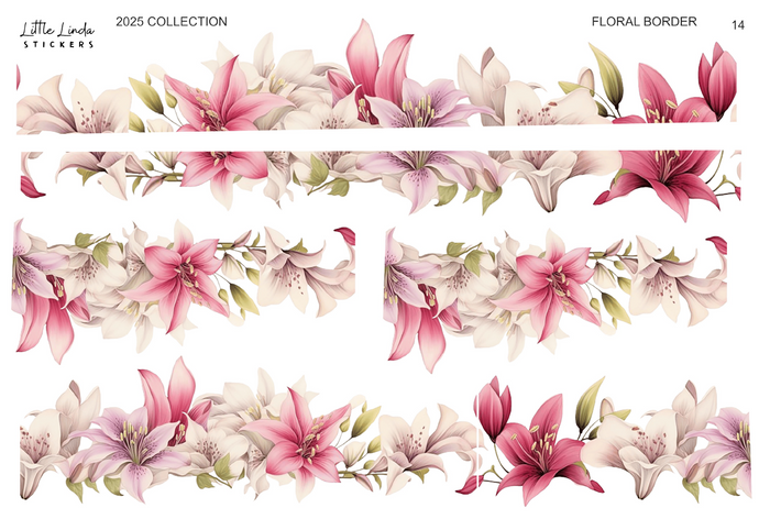 Floral Borders | Style 14