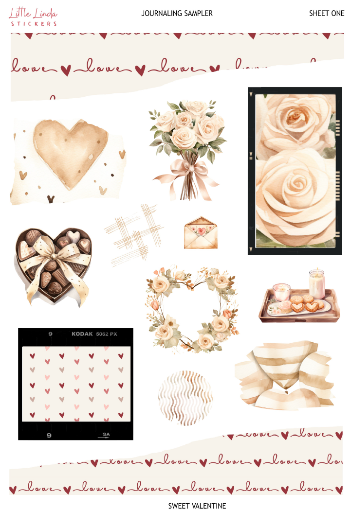 2024 Jan | Sweet Valentine - Journaling Kit