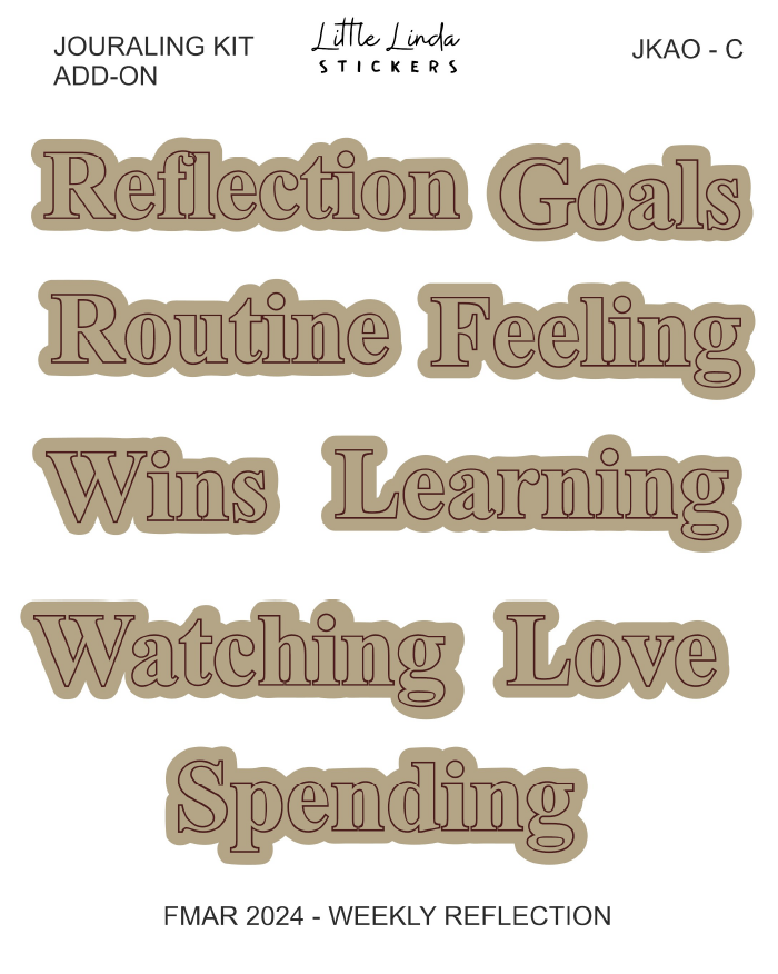 2024 Mar | Bookish Journaling Kit