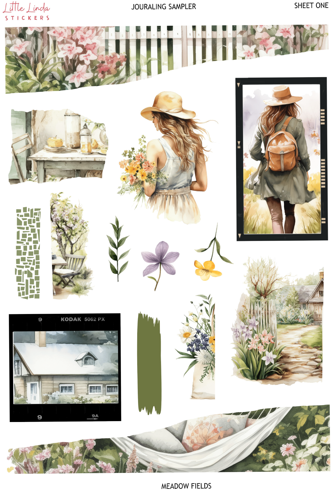 2025 Apr| Meadow Fields | Journaling Kit