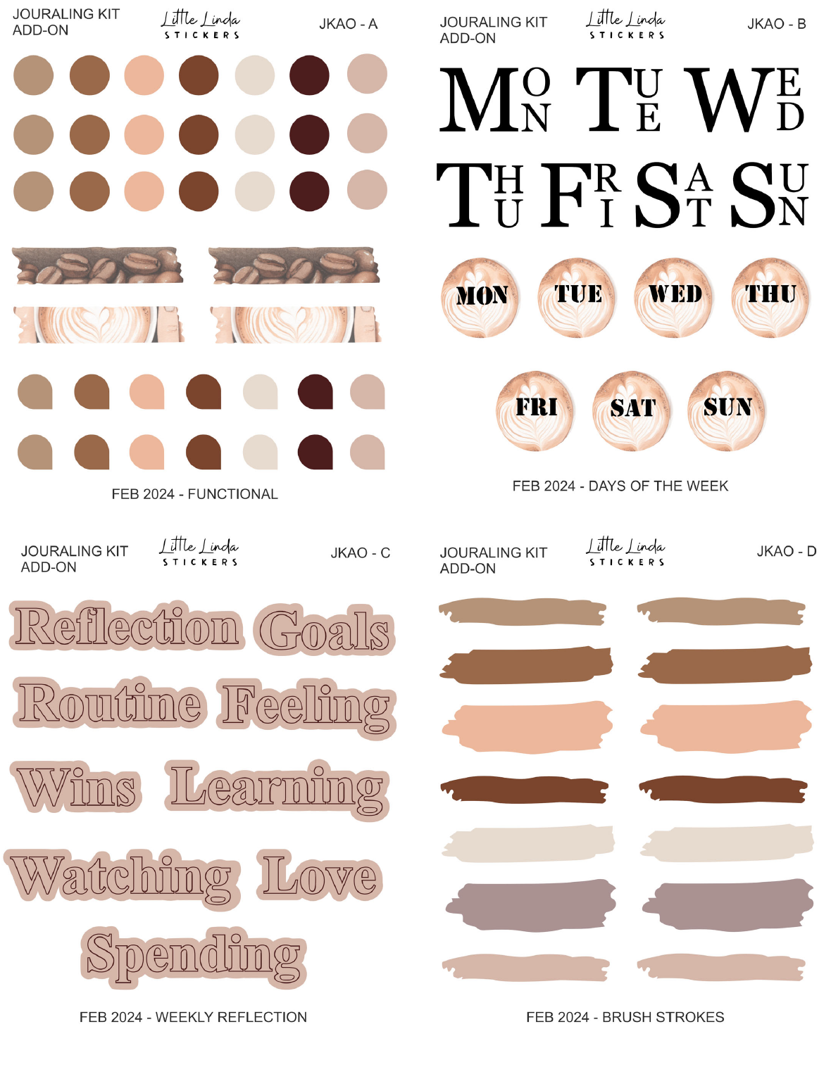 2024 Feb | A Fresh Brew - Journaling Kit