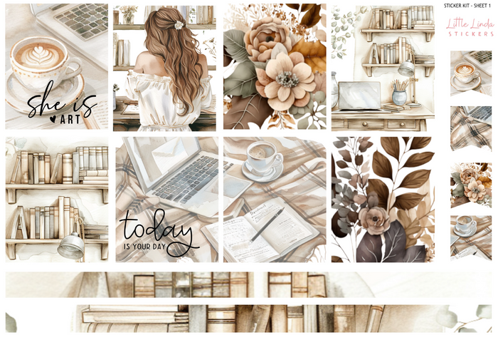 2024 June| Planner Girl - Vertical Kit