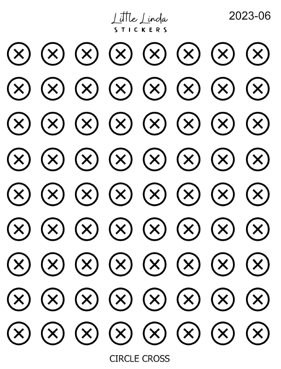 Circle Cross Off Icons 2023