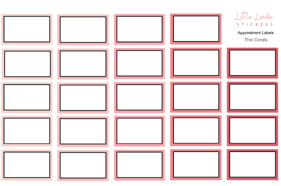Functional | Appointment Label Boxes
