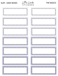 Functional | Slim Dash Line Boxes - 2023