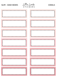 Functional | Slim Dash Line Boxes - 2023