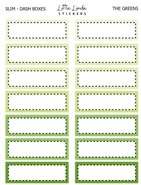 Functional | Slim Dash Line Boxes - 2023