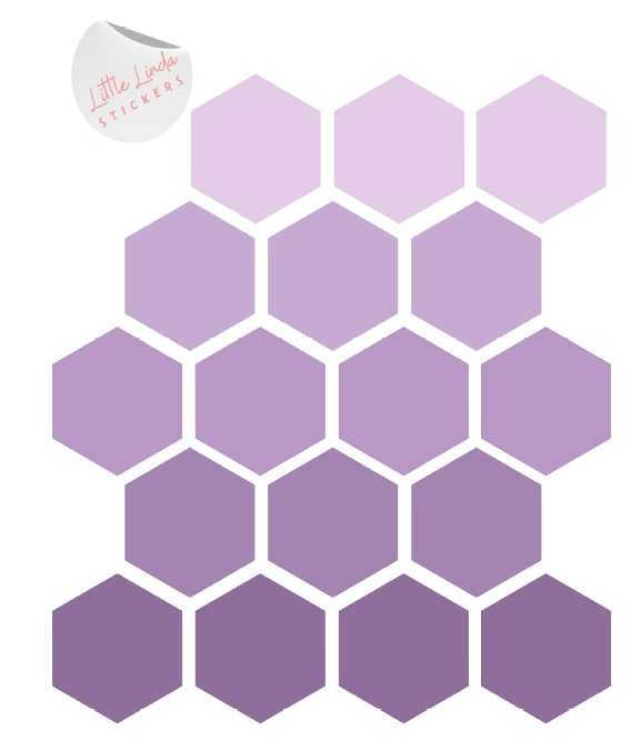 Hexagons - The Purples