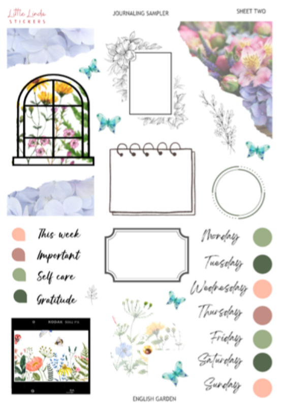 Journaling Kit | English Garden