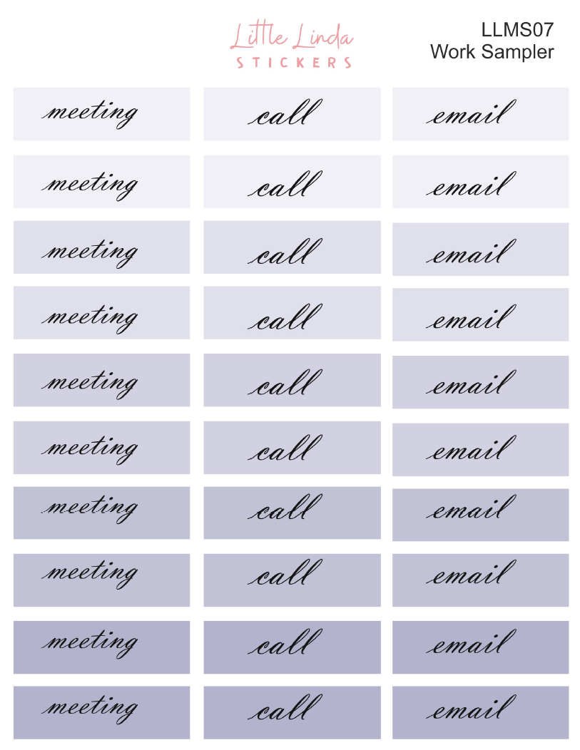 Work Sampler - Minimal
