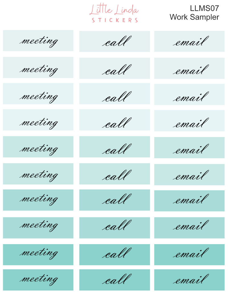 Work Sampler - Minimal
