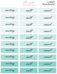 Work Sampler - Minimal
