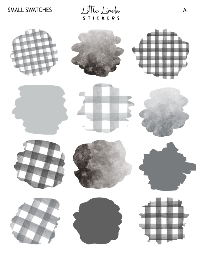 Gingham - Grey
