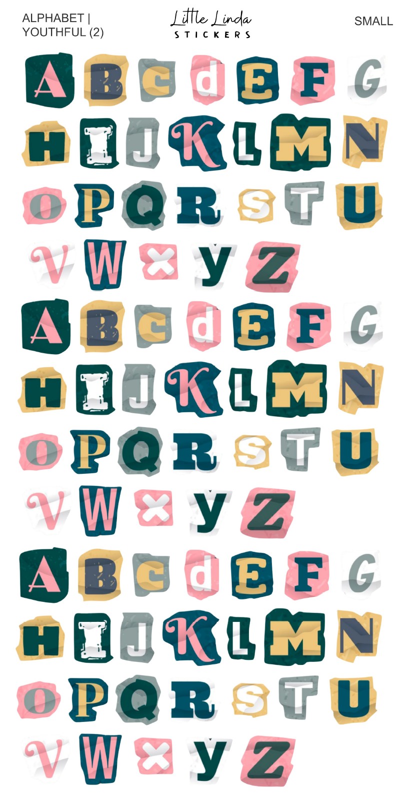 Junk Journal | Alphabet - Youthful