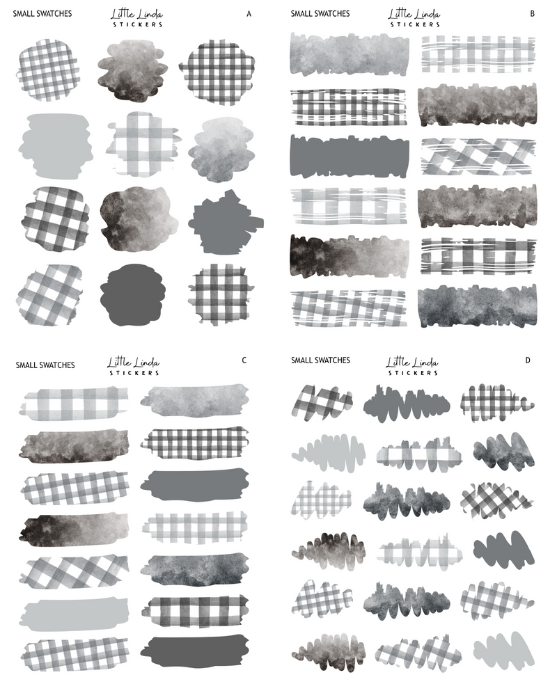 Gingham - Grey