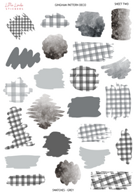 Gingham - Grey
