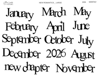 2026 | Monthly - New Romantics