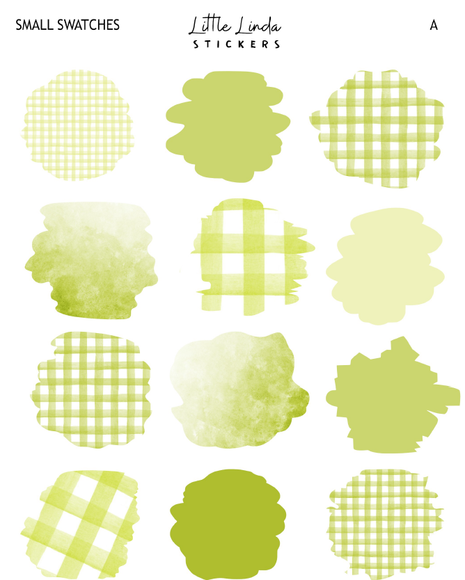 Gingham - Lime Green