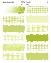 Gingham - Lime Green