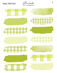 Gingham - Lime Green