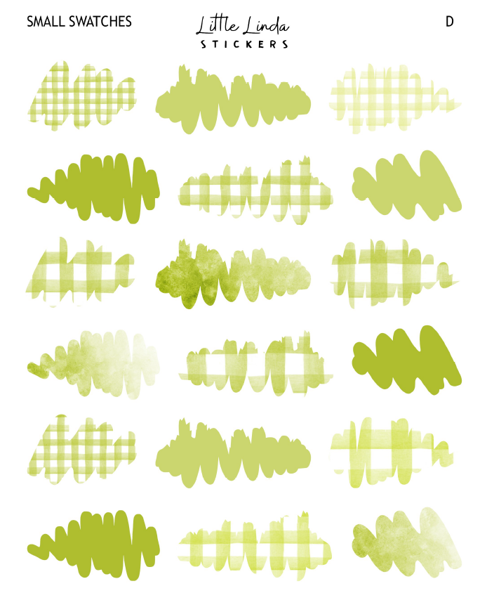 Gingham - Lime Green