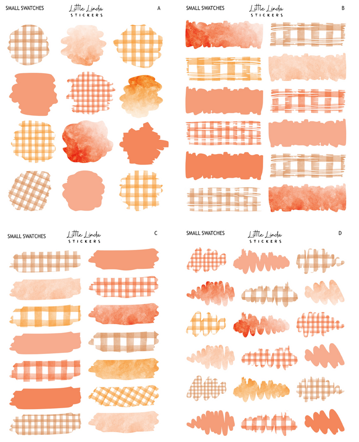 Gingham - Orange