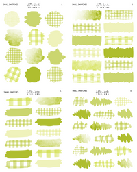 Gingham - Lime Green