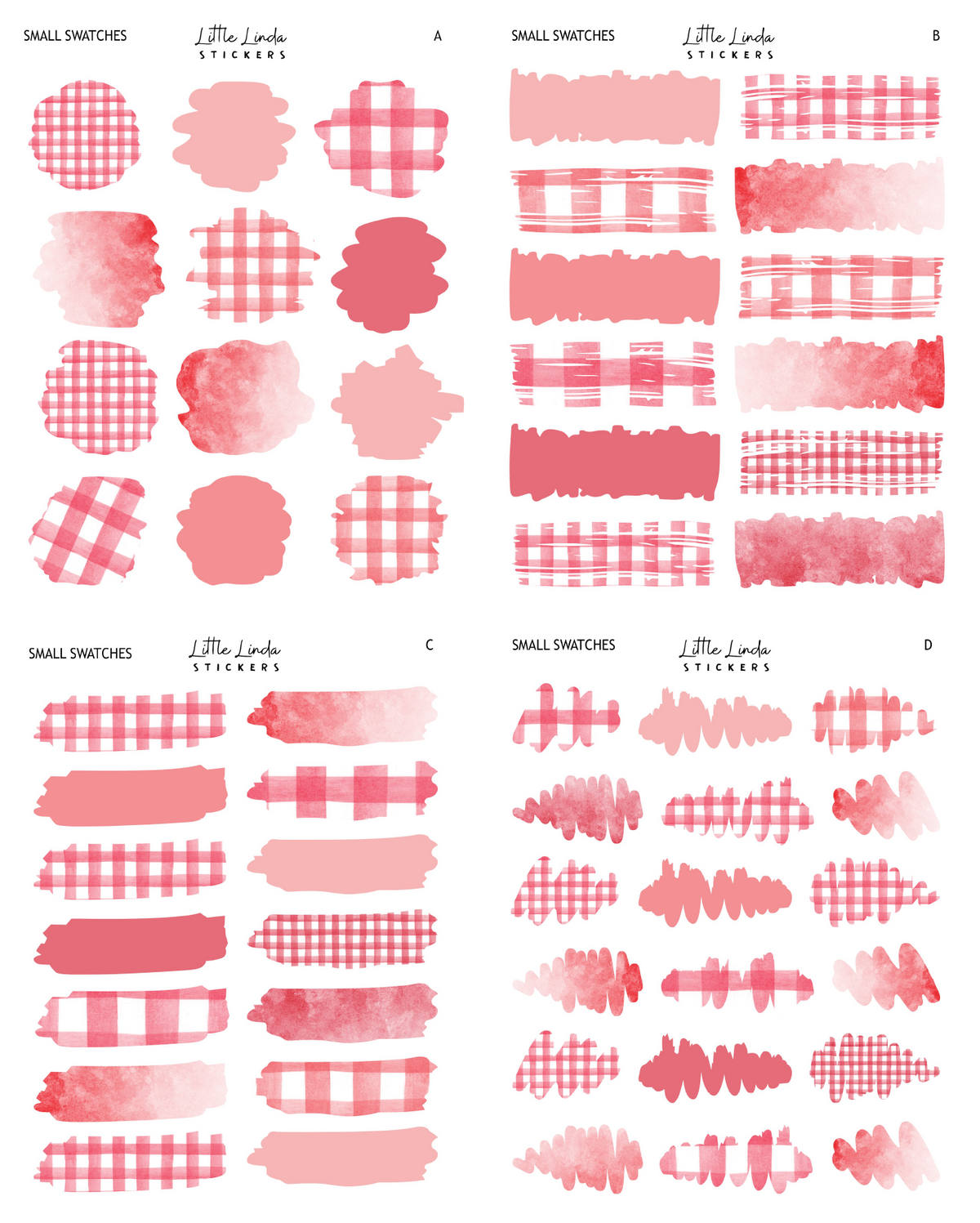 Gingham - Strawberry
