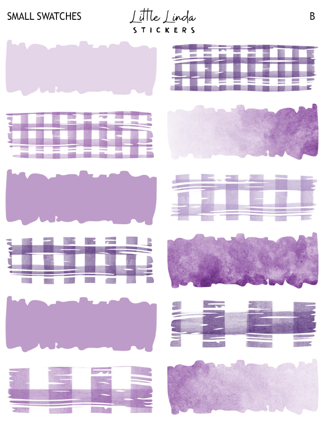 Gingham - Eggplant