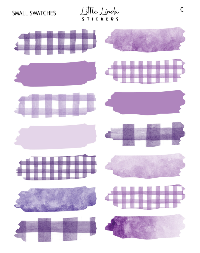 Gingham - Eggplant