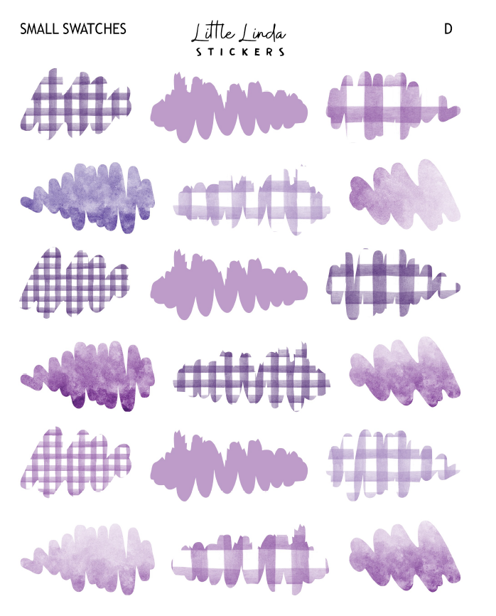 Gingham - Eggplant