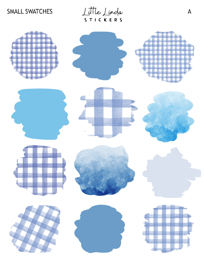 Gingham - Sky Blue