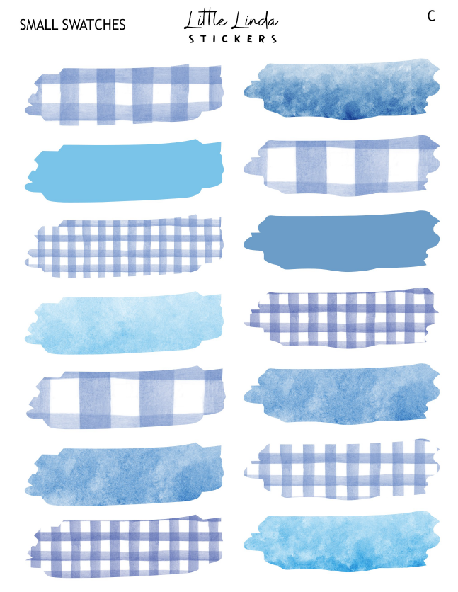Gingham - Sky Blue