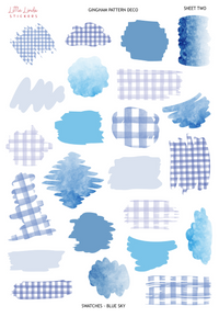 Gingham - Sky Blue
