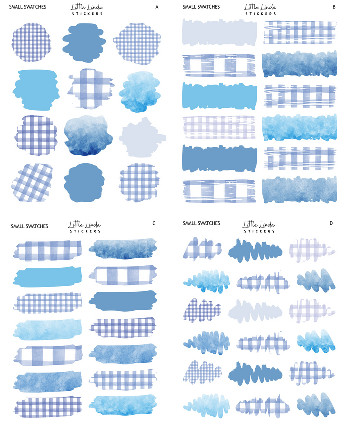 Gingham - Sky Blue