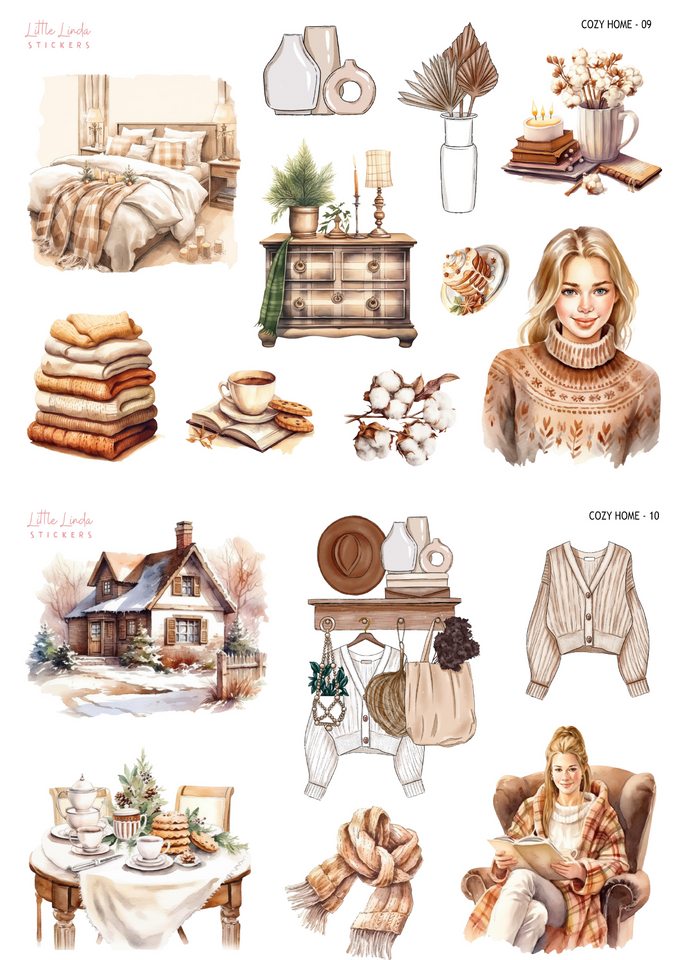 Journaling Collection - Cozy Home | 09 - 10