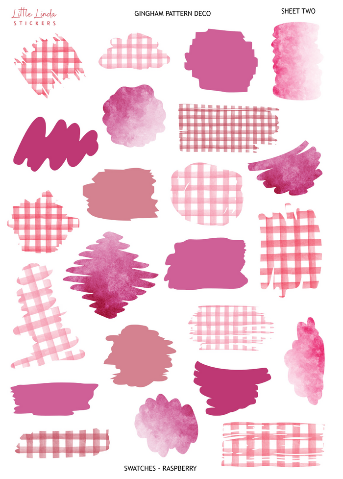 Gingham - Raspberry