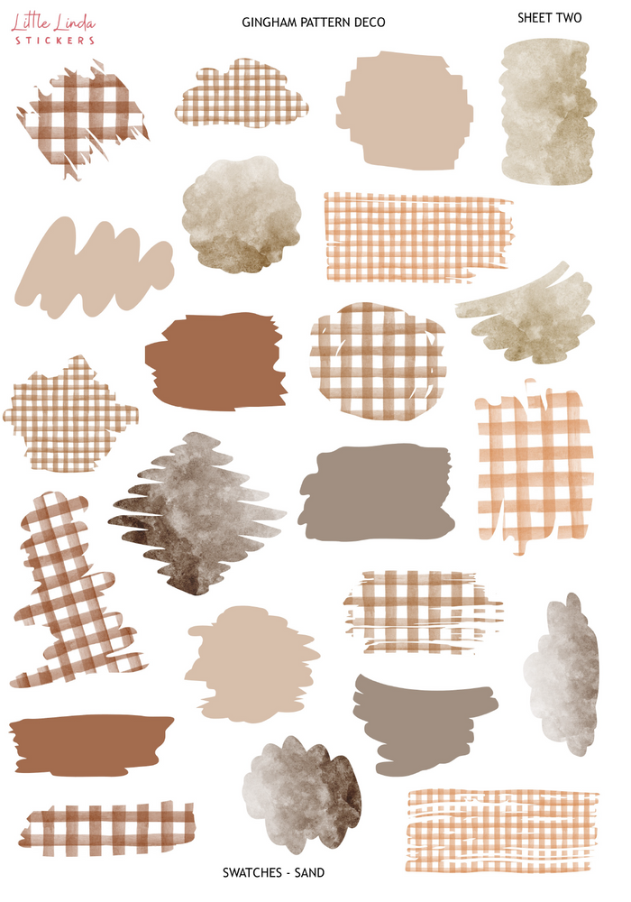 Gingham - Sand