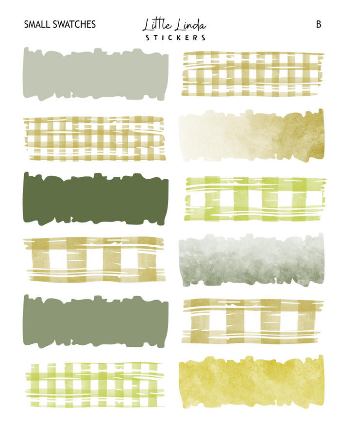 Gingham - Olive Green