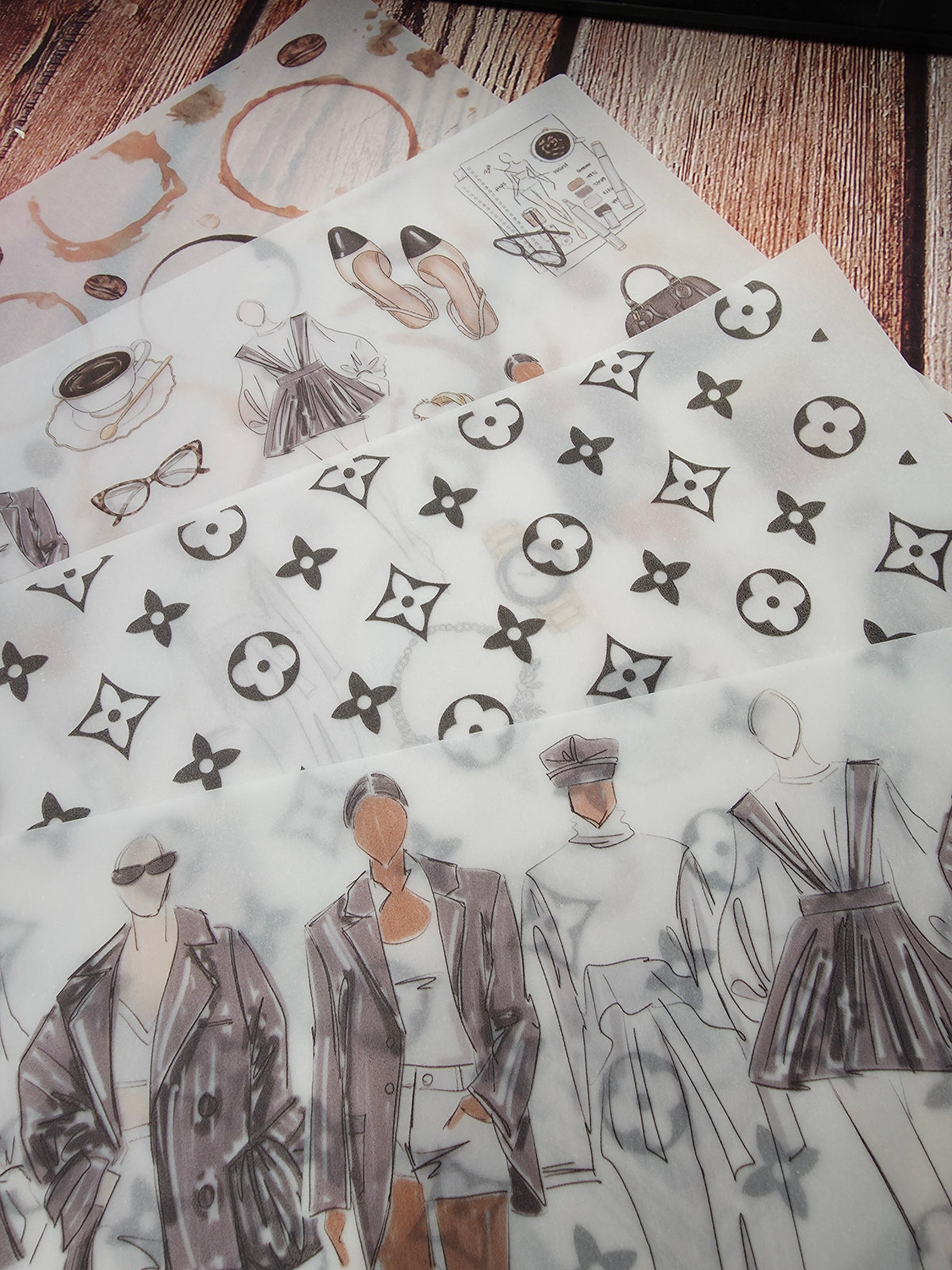 Printed Vellum Sheet - LV Details