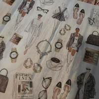 Printed Vellum Sheet - Fashion 1