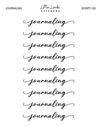 Journaling | SCRIPT