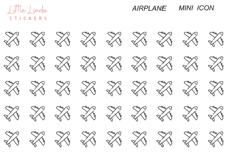 Airplane - Mini Icons