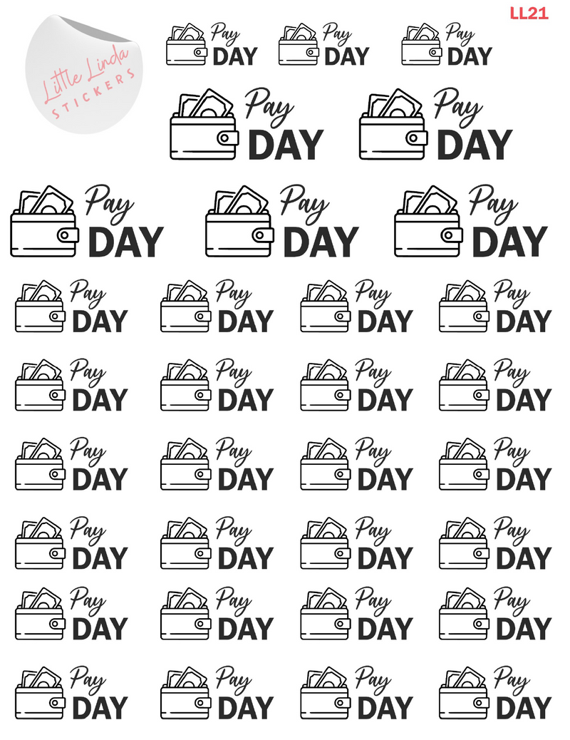 Pay Day Stickers