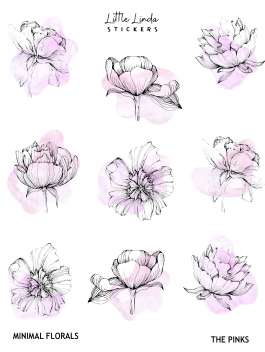 Minimal Watercolour Florals III