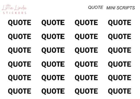 Quote - Mini