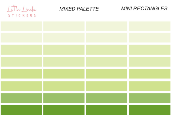 Mini Rectangle  - The Greens