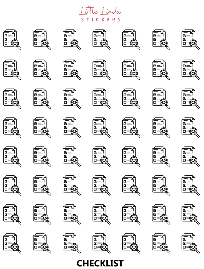 Checklist Icons