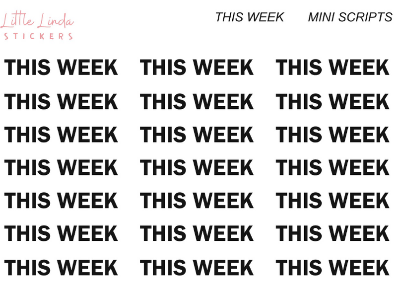 This Week - Mini